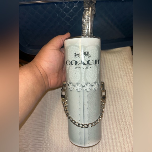 Coach Silver handmade tumbler - Picture 2 of 3